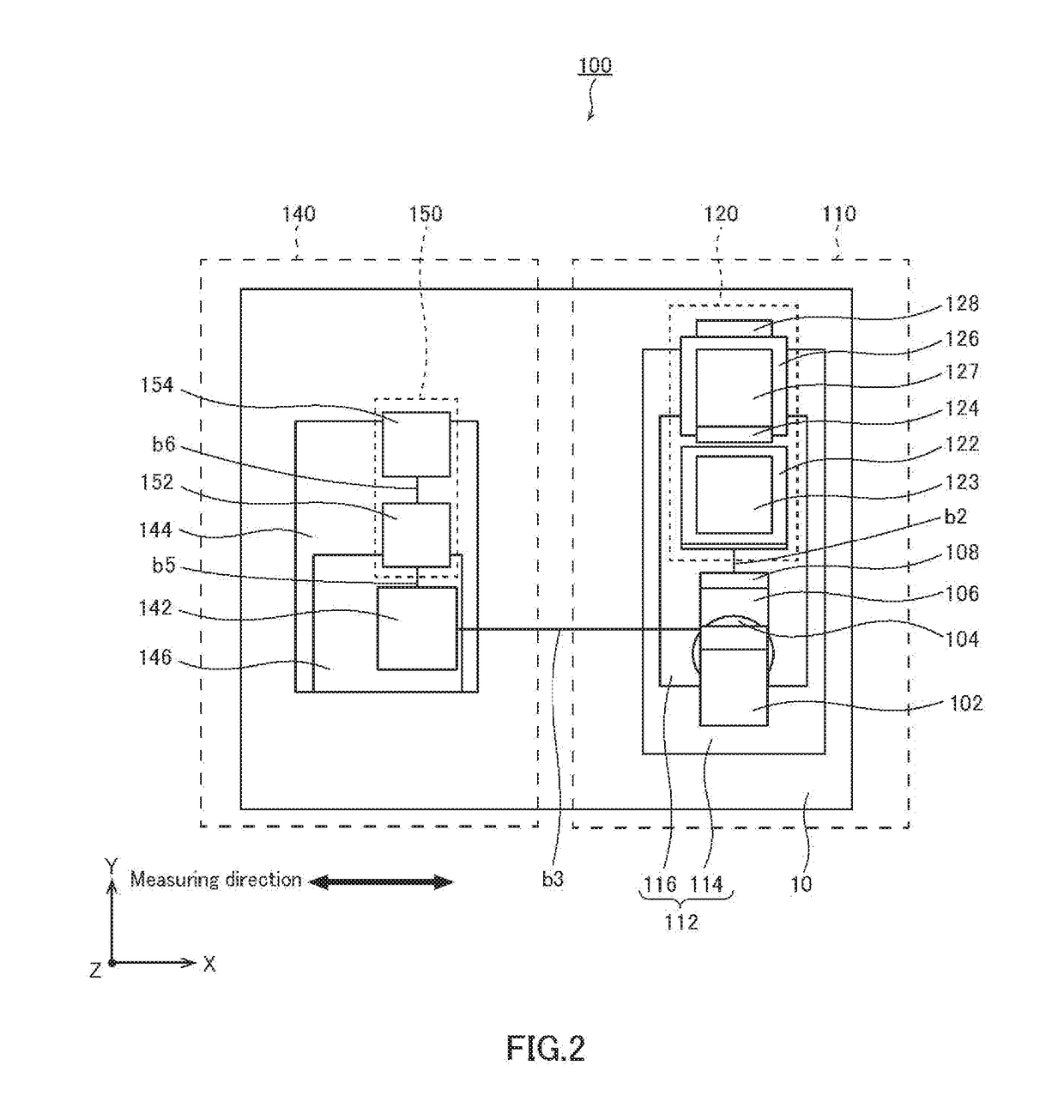 Relative Position Detection Means And Displacement Detection Device