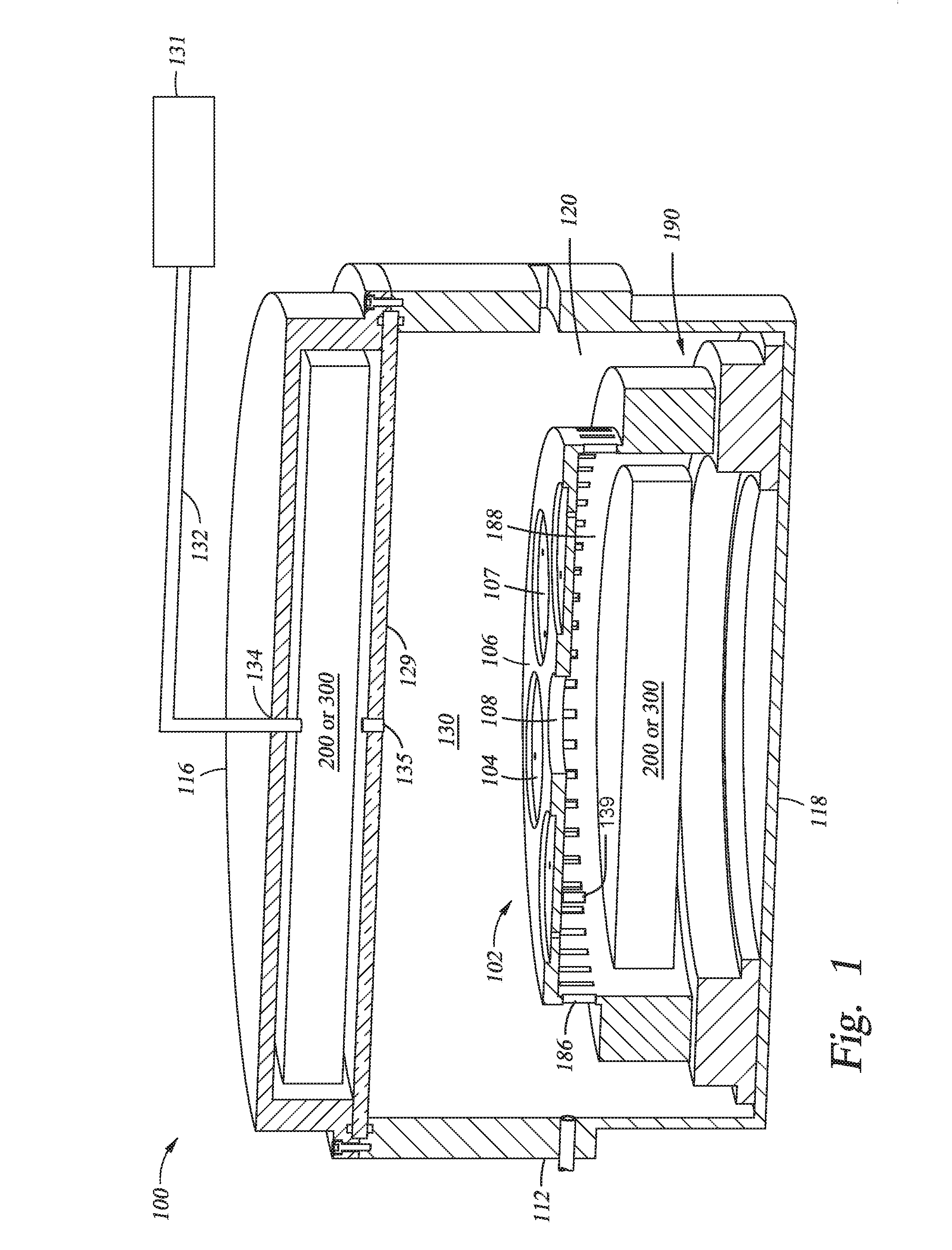 Lamp heating for process chamber