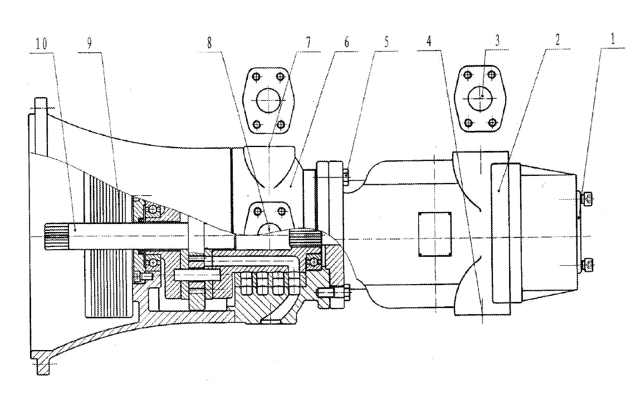 Continuously variable transmission for a hydraulic mechanism in hybrid cars with recovered power-split energy