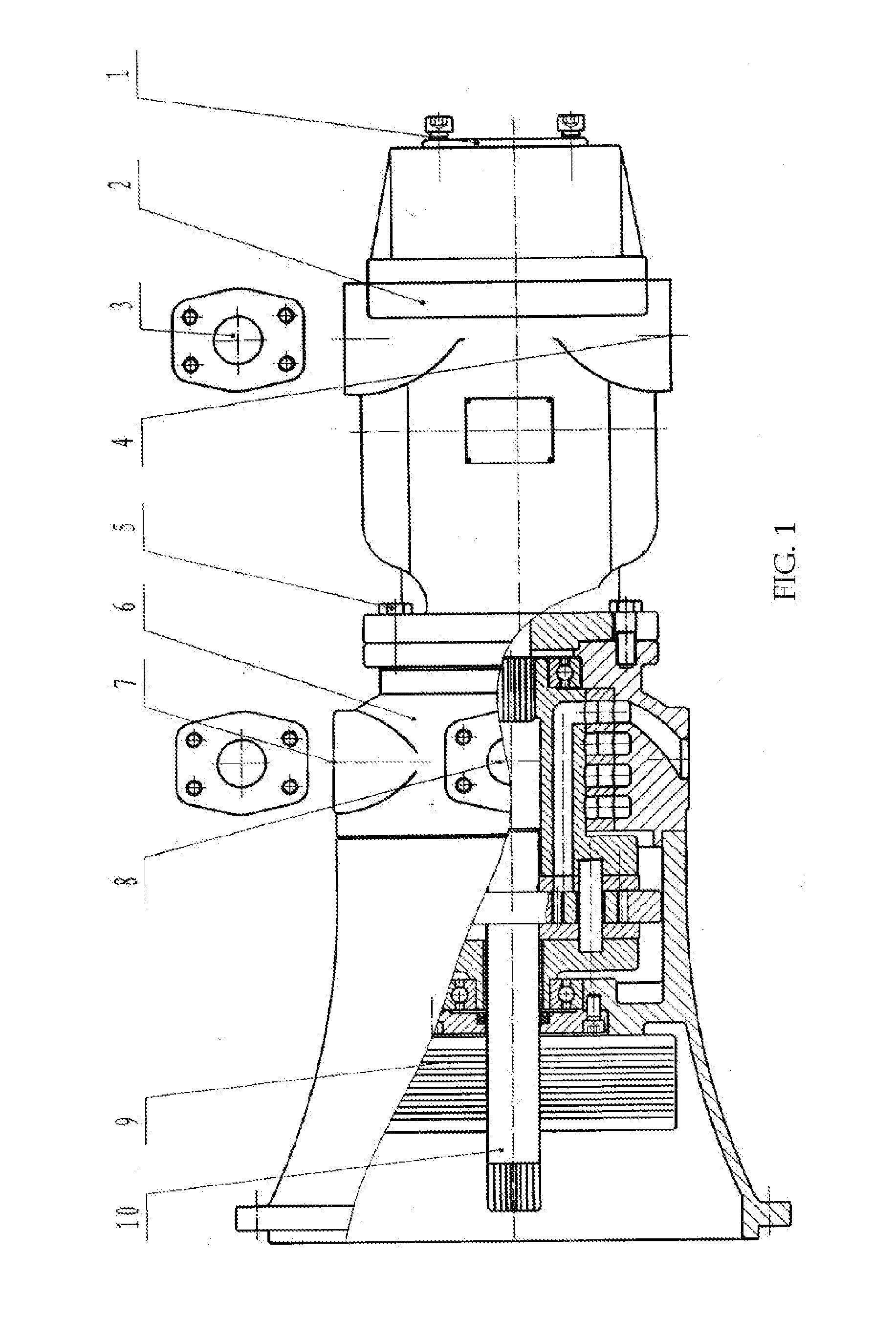 Continuously variable transmission for a hydraulic mechanism in hybrid cars with recovered power-split energy