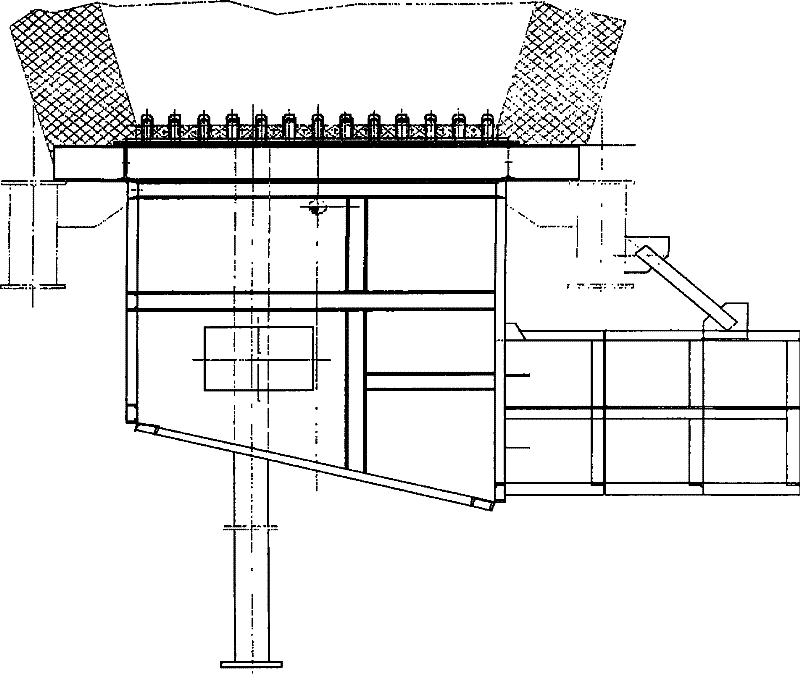 High-temperature fume furnace of circulating fluidized bed and control method thereof