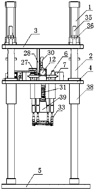 A bolt fastening machine