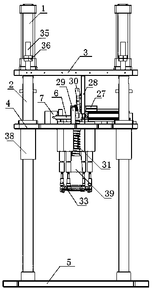 A bolt fastening machine