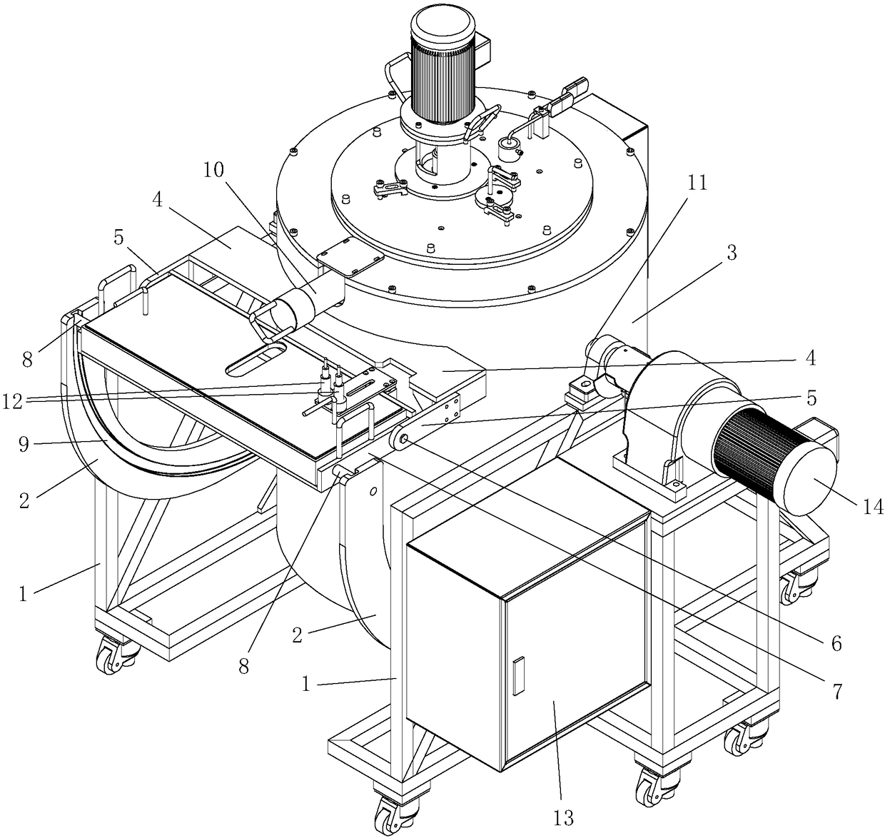 A Gate and Container Synchronization Mechanism for High Temperature Furnace