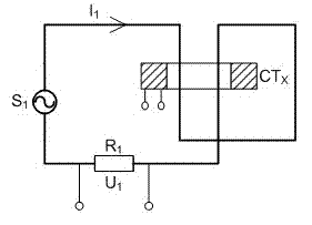 Method and device for measuring harmonic characteristics of current transformer