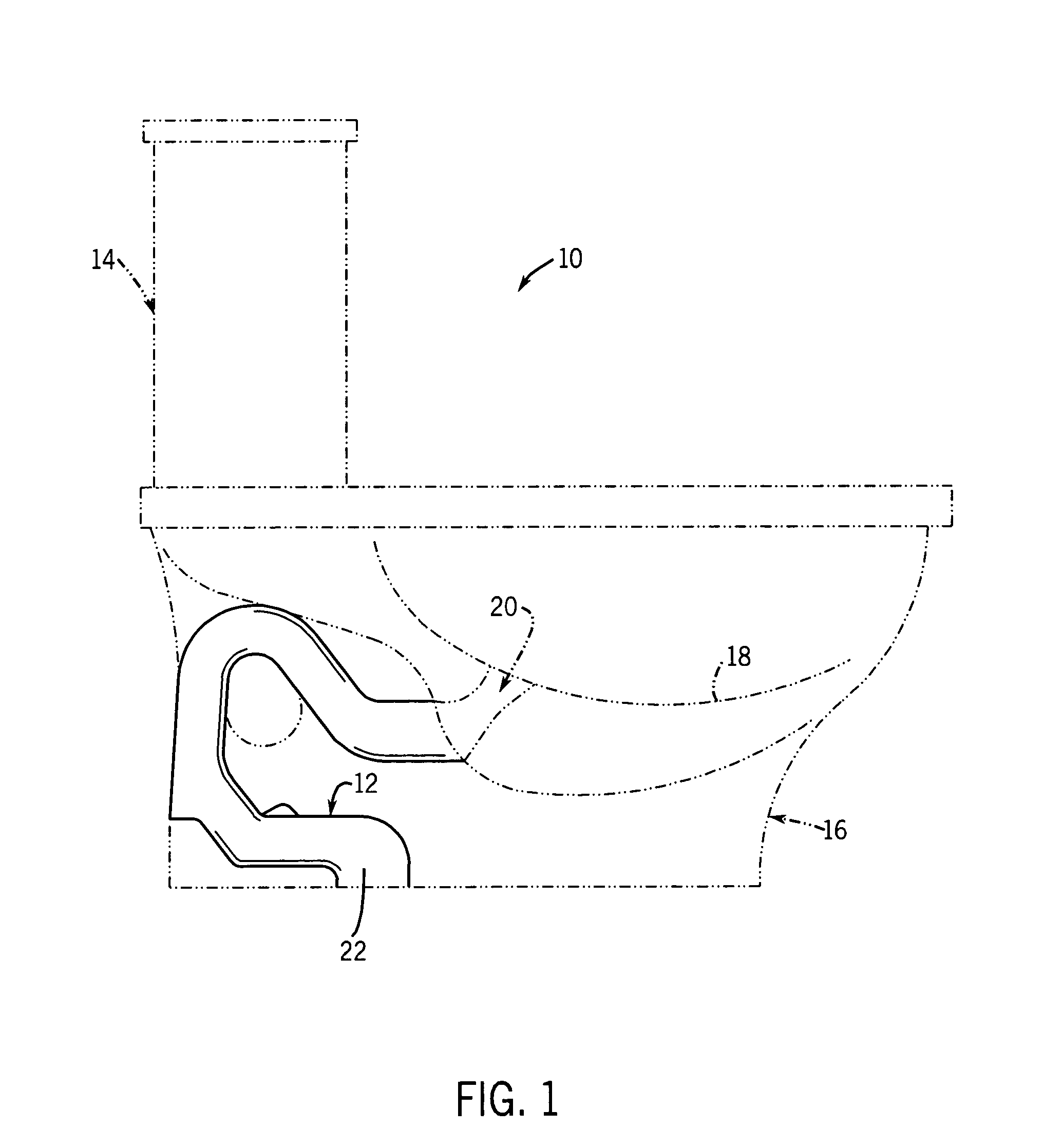 Toilets with quick flush trapways