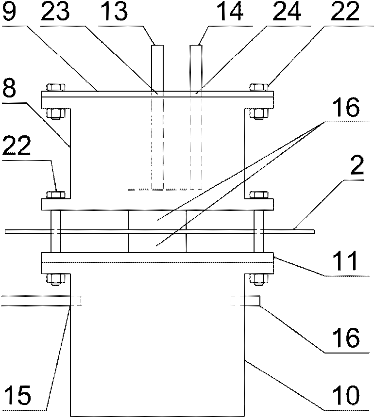 Device and method for researching hydrogen permeation behavior of metal subjected to dead-load pulling stress in gaseous medium