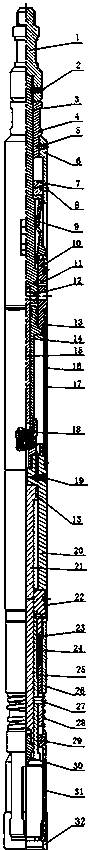 Underground throttle fishing tool and operation method thereof