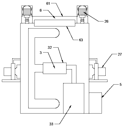 Automatic dust removal device in electrical automation power distribution cabinet