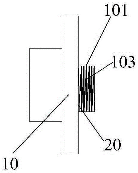 Air exchange air opening external element