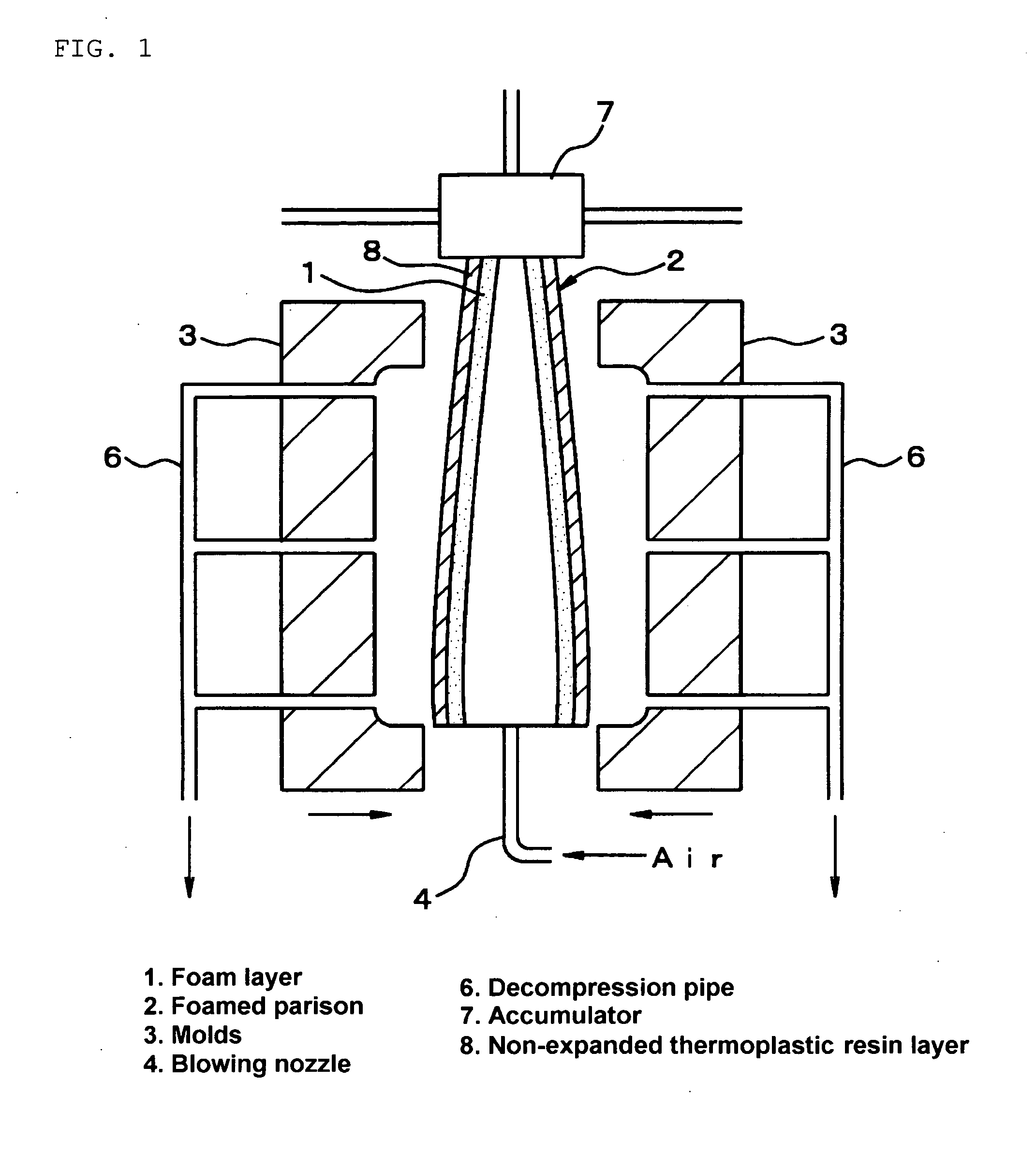 Polyethylene-based resin foamed blow molded article