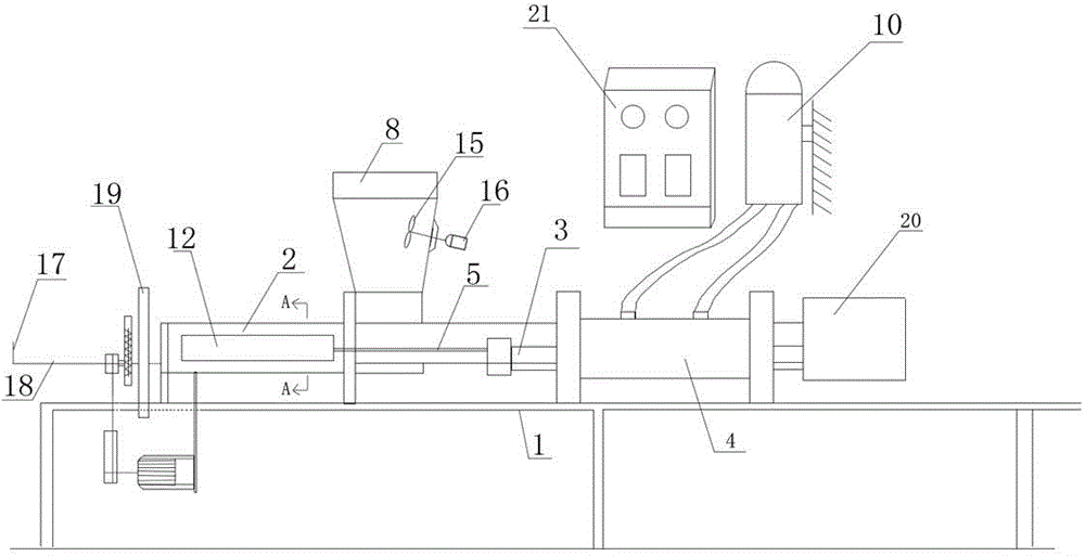 Rod forming machine