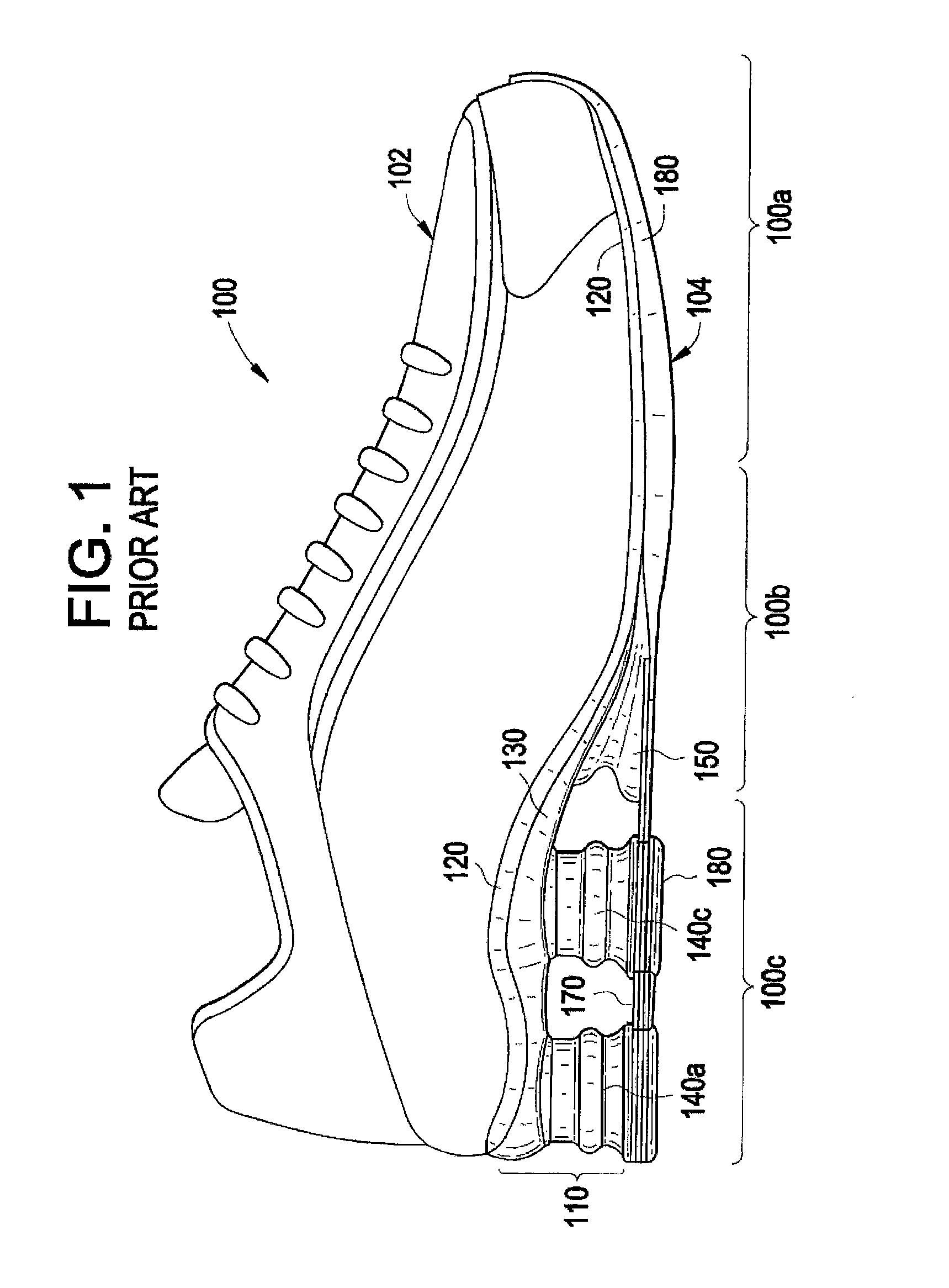 Article of Footwear with an Internal and External Midsole Structure