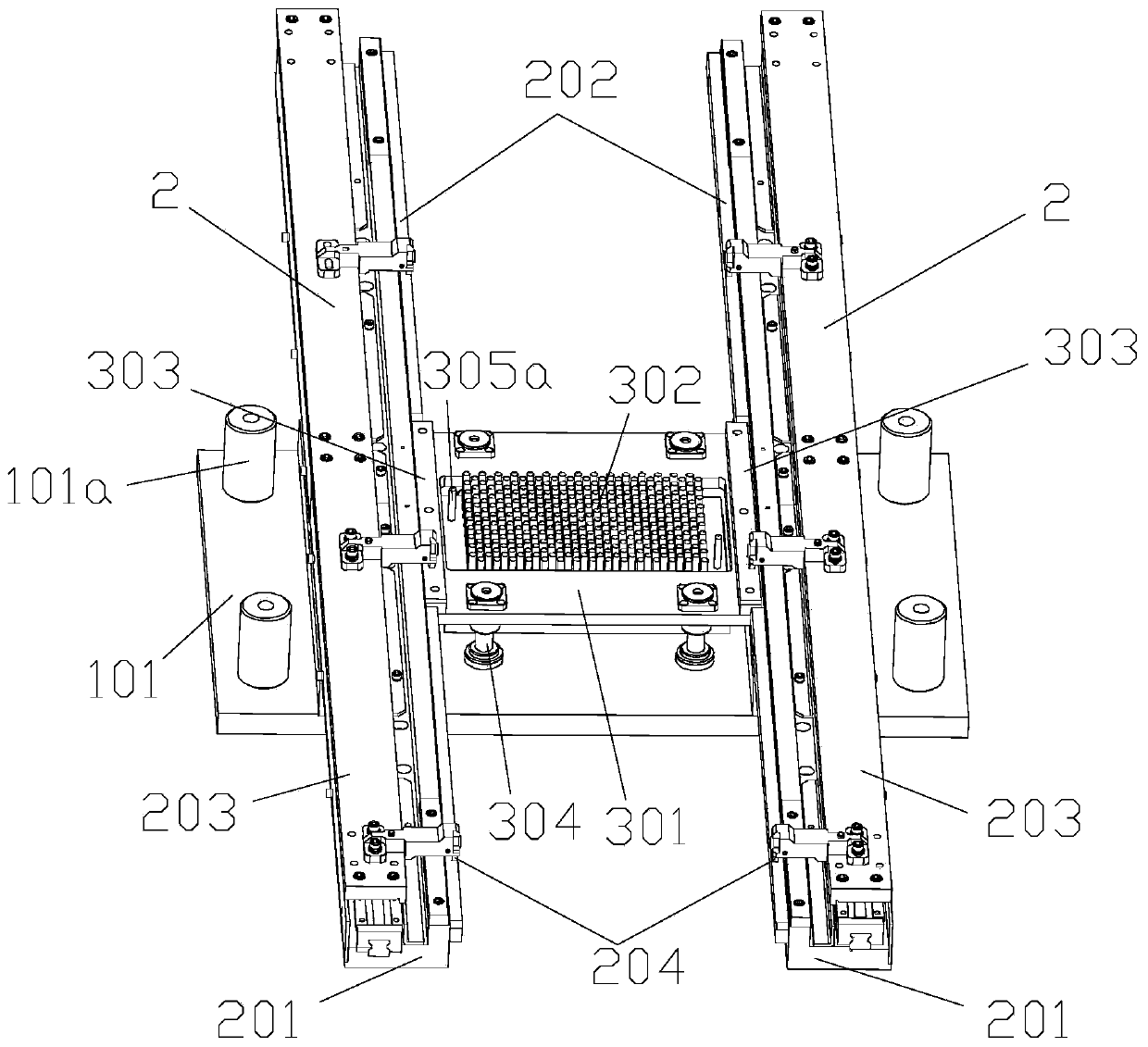 Reverse pressing system of nail shooting pill