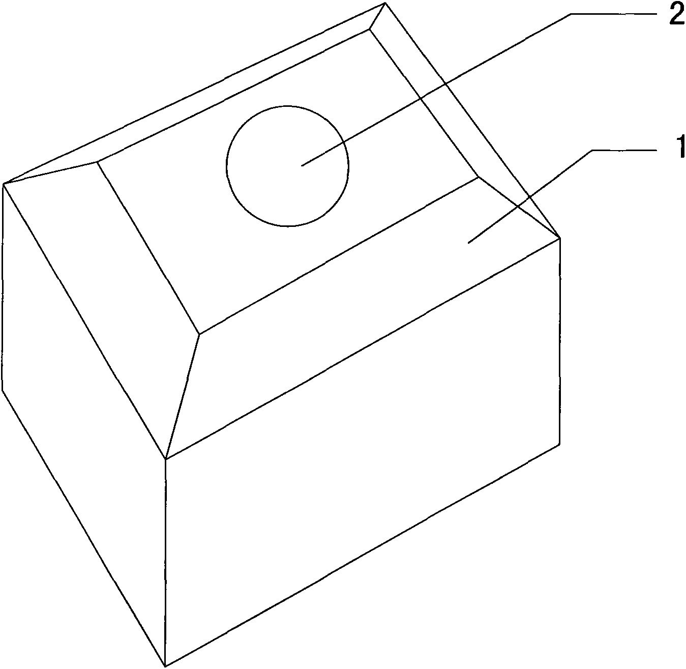 GRC inorganic non-combustible composite material lightweight box