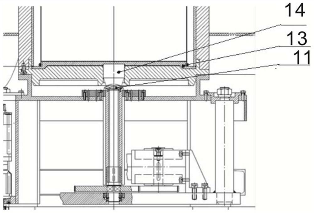 A waste transfer system waste bucket jacking mechanism