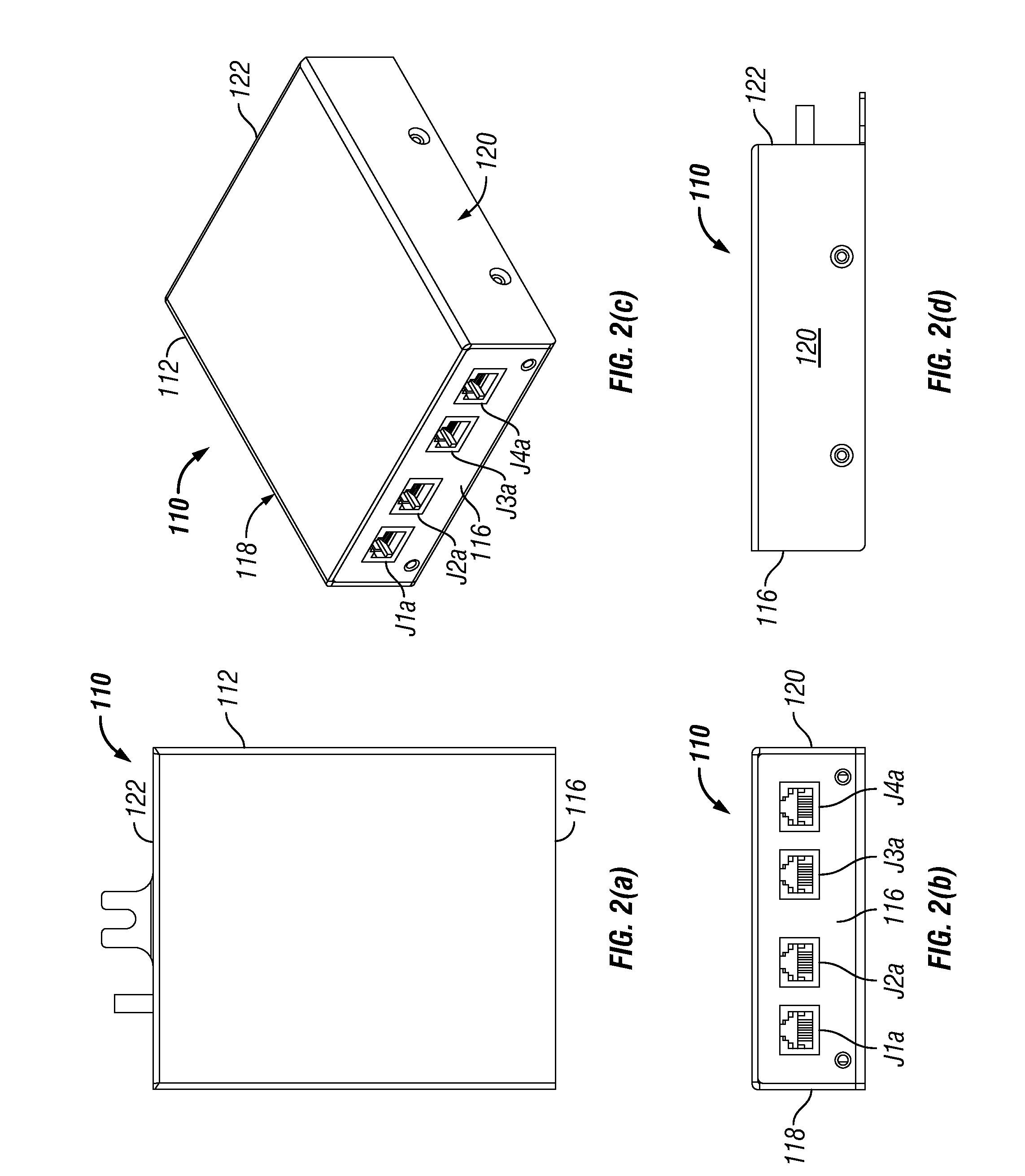 Rackmount I/O signal protector assembly for surge protection