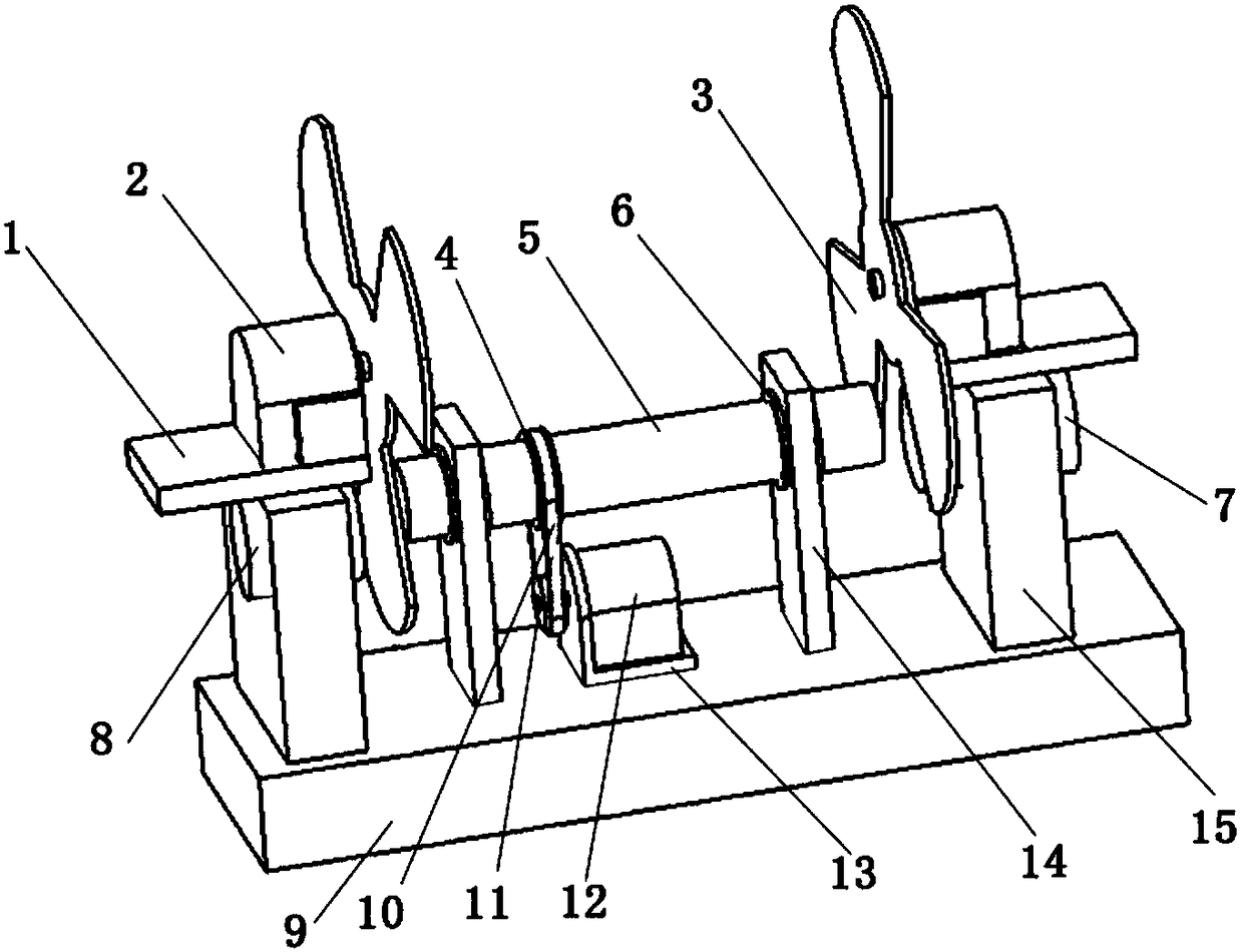 Dual-permanent-magnet-pole alternating magnetic field magnetic grinding machining device