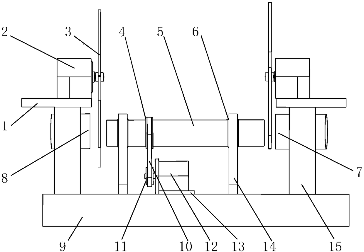 Dual-permanent-magnet-pole alternating magnetic field magnetic grinding machining device