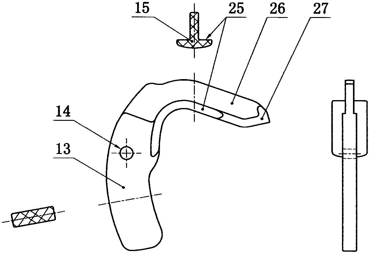 Switch-type telescopic positioning, gravity-closed self-locking wind-proof clothes hanger