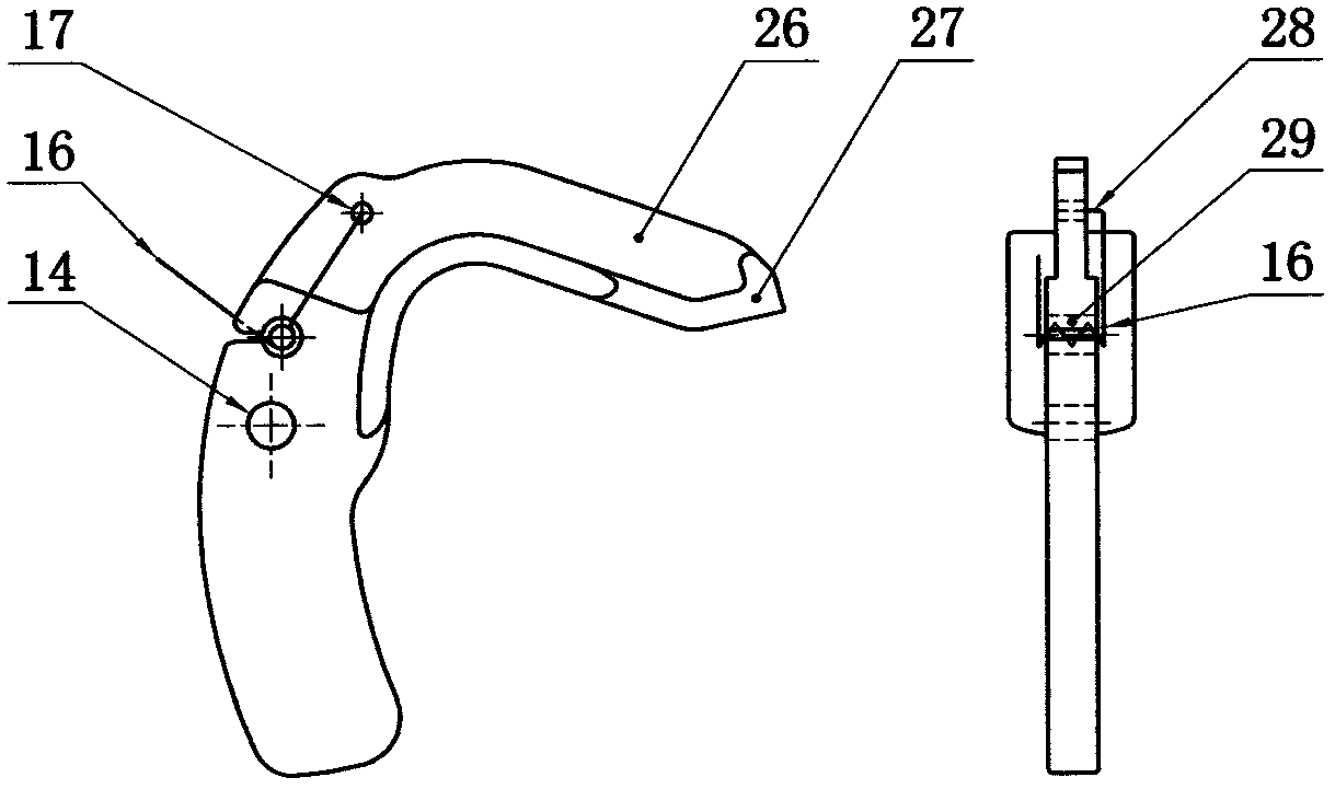 Switch-type telescopic positioning, gravity-closed self-locking wind-proof clothes hanger