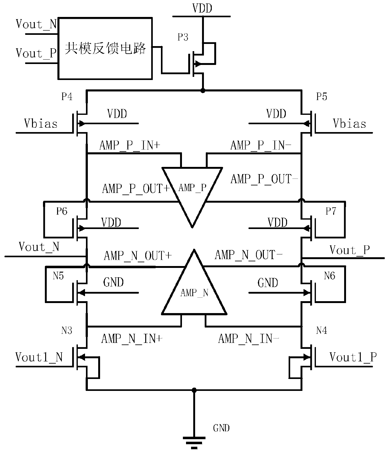 High-speed complementary type dual-power operational amplifier