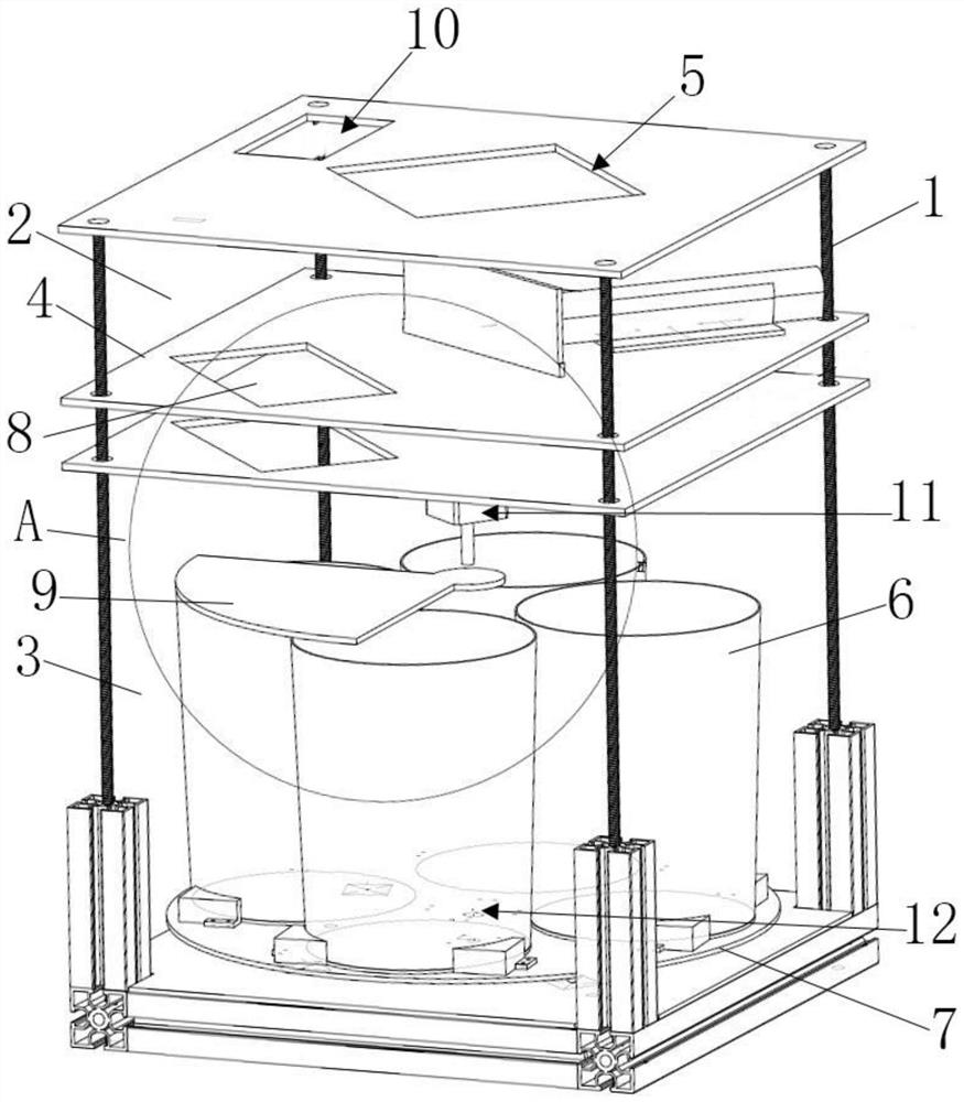 Intelligent garbage sorting device and method based on deep learning technology