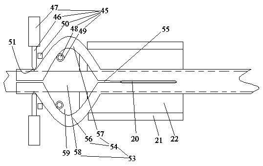 Manpower-driven single-cutter cutting type wire stripping device