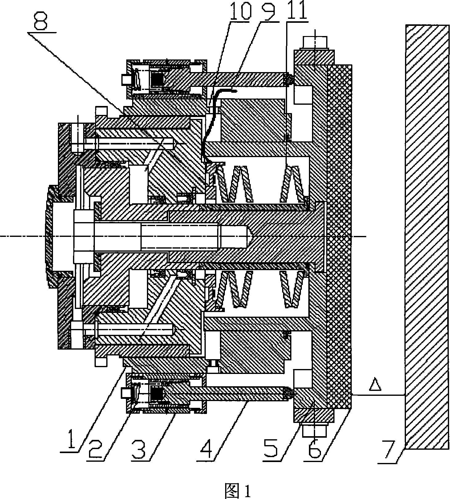 Disc type brake performance detection method and the device