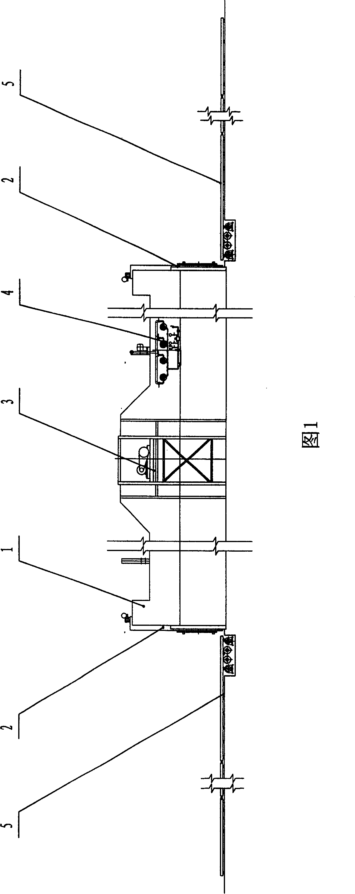 Oversize ageing furnace for aluminium profile