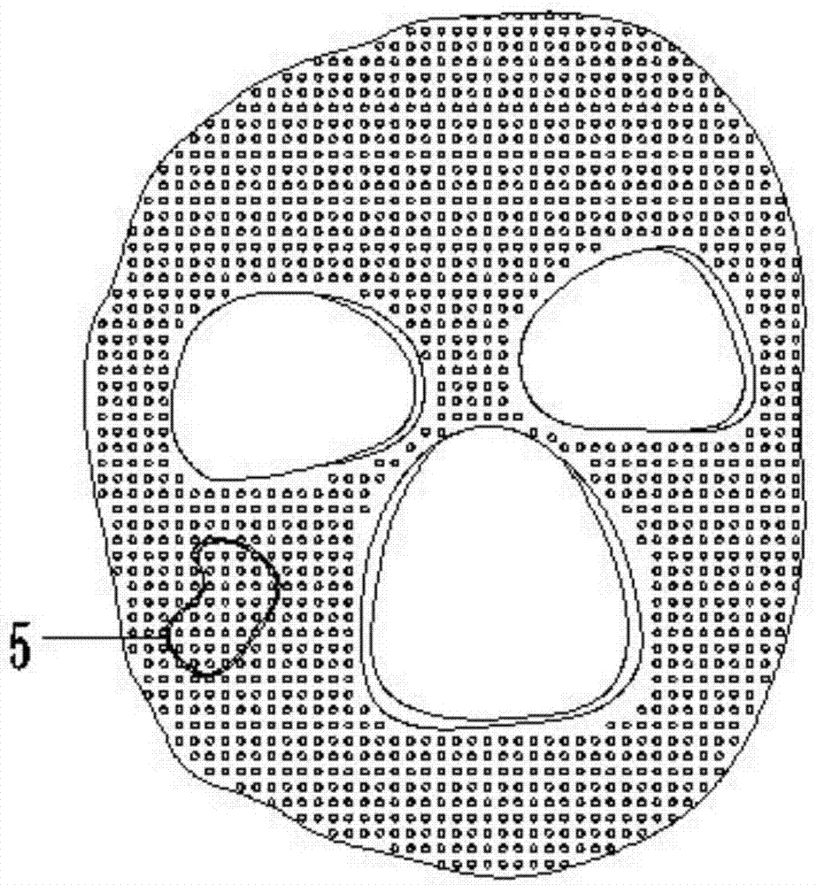 Micropore pressure hood for treating scars based on 3D printing and manufacturing method