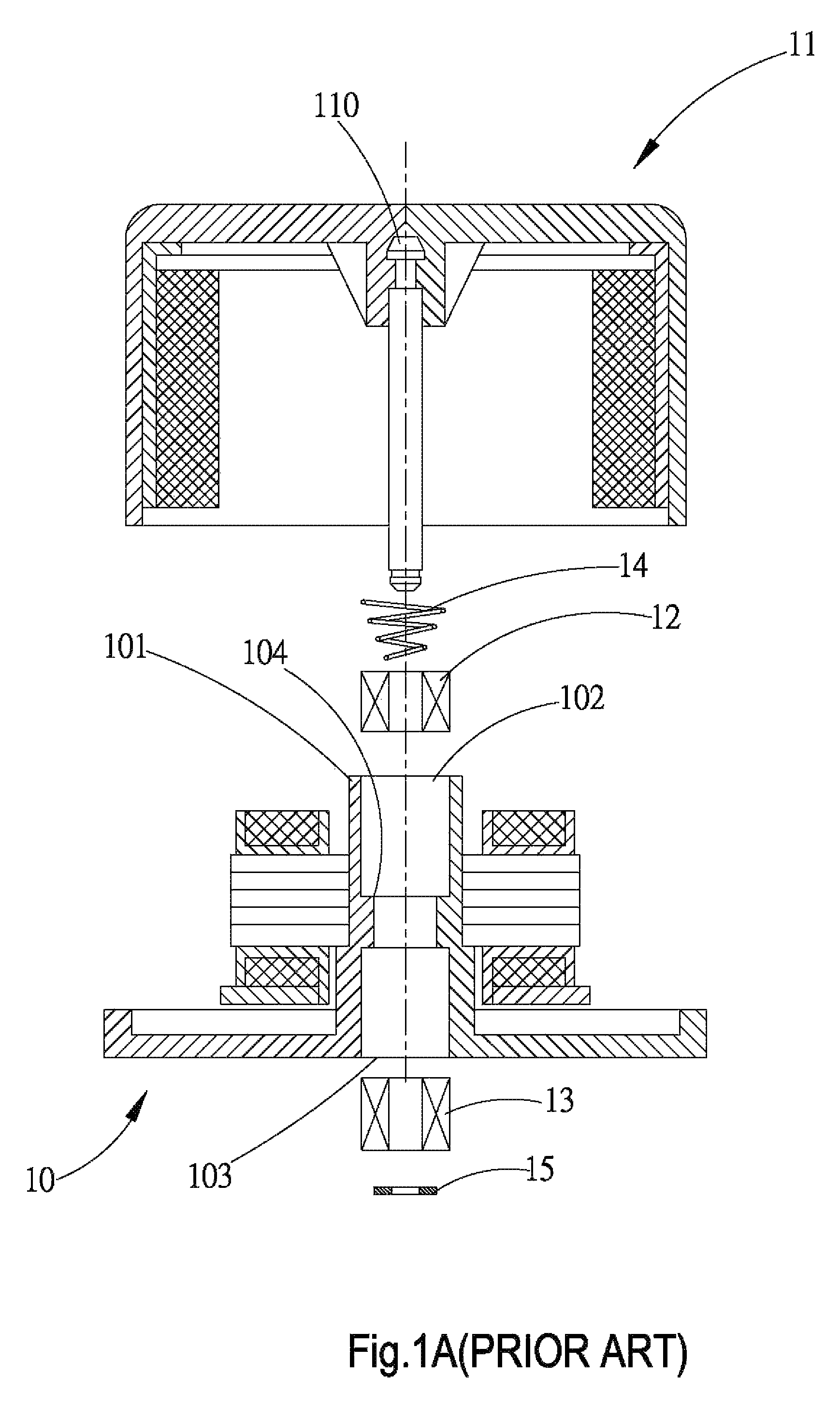 Single-bearing fan structure