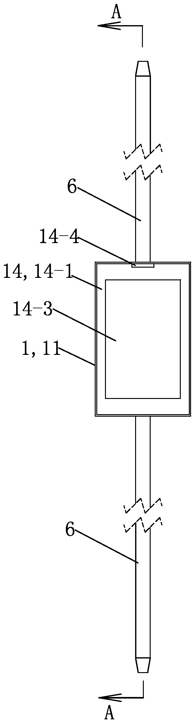 Door lock structure of push-pull type ring main unit