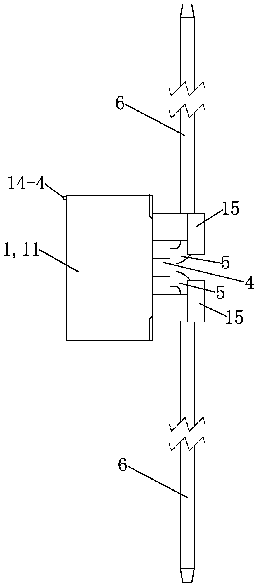 Door lock structure of push-pull type ring main unit