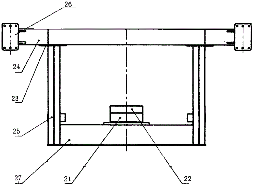 Push pressure head of garbage compression equipment