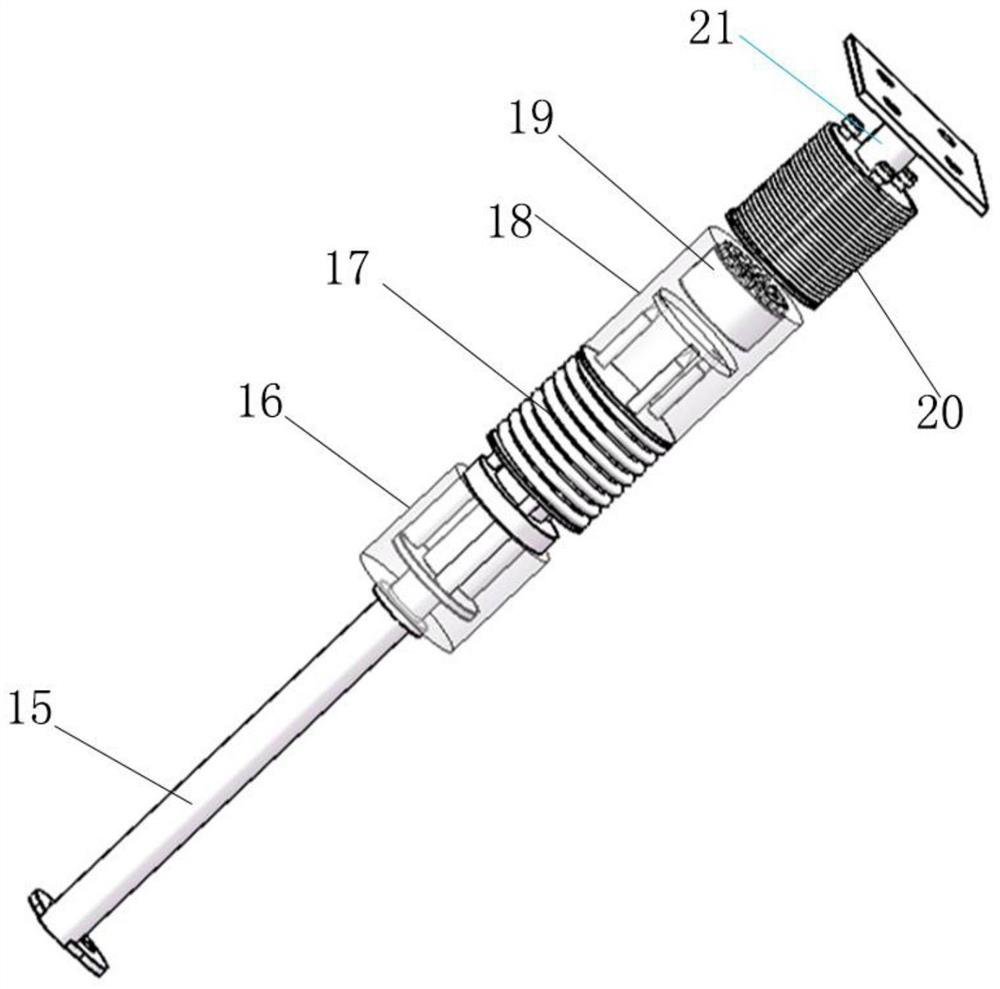 Damping device of unmanned aerial vehicle hybrid power unit