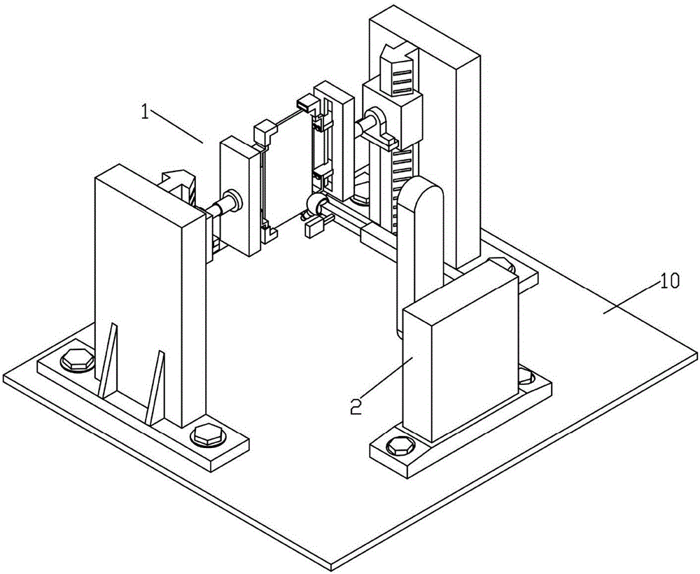 Welding device of electronic elements on integrated circuit board