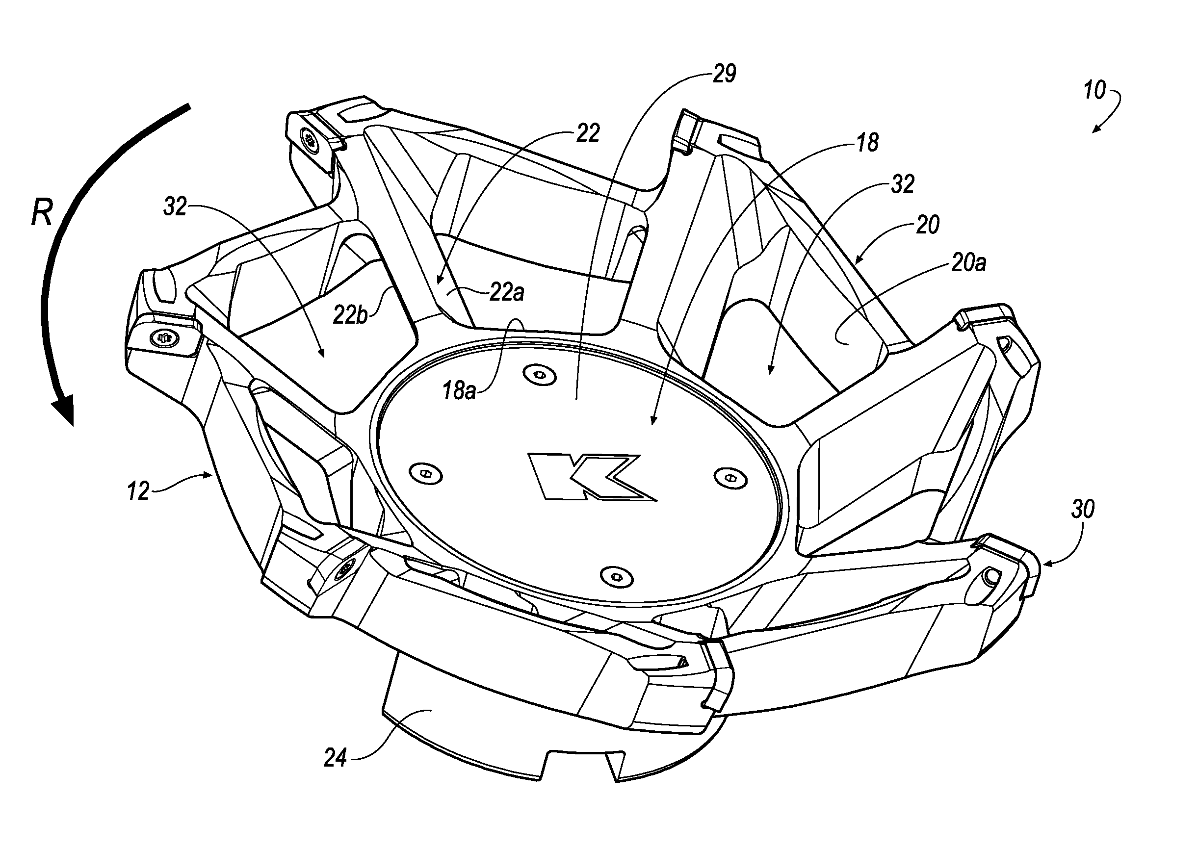 Rotary cutting tool with effective chip evacuation