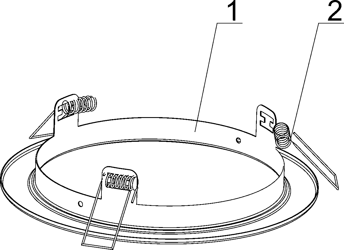 Integrated down lamp