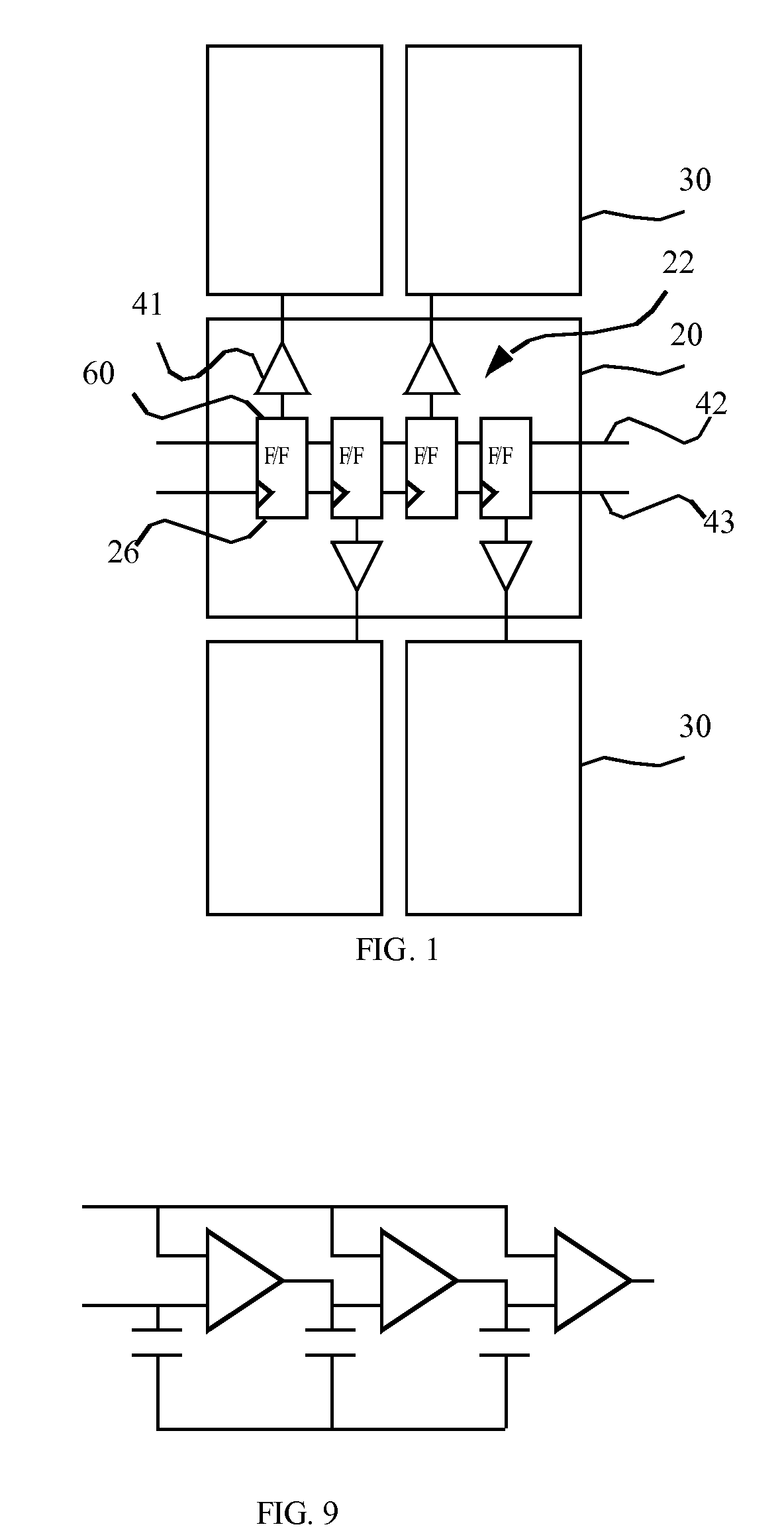 Chiplet display device with serial control