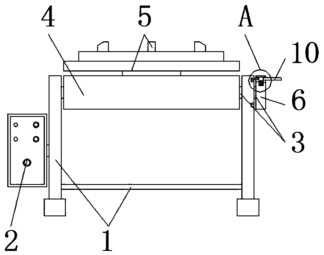 Rotation control mechanism of rotary welding device