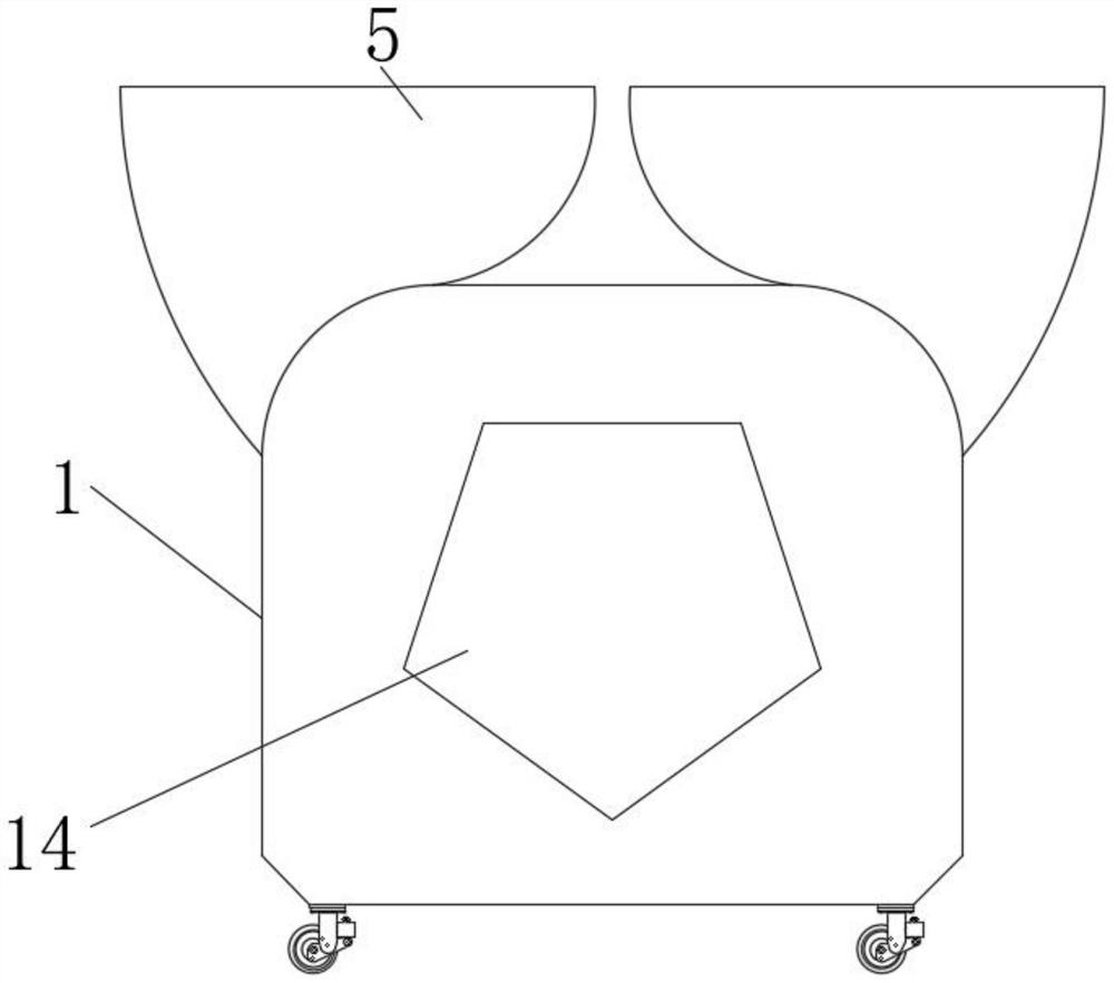 Improved uniform concrete stirring device for Z-shaped concrete hollow block production