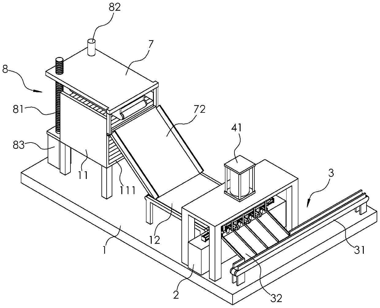 Machining device for mechanical arm