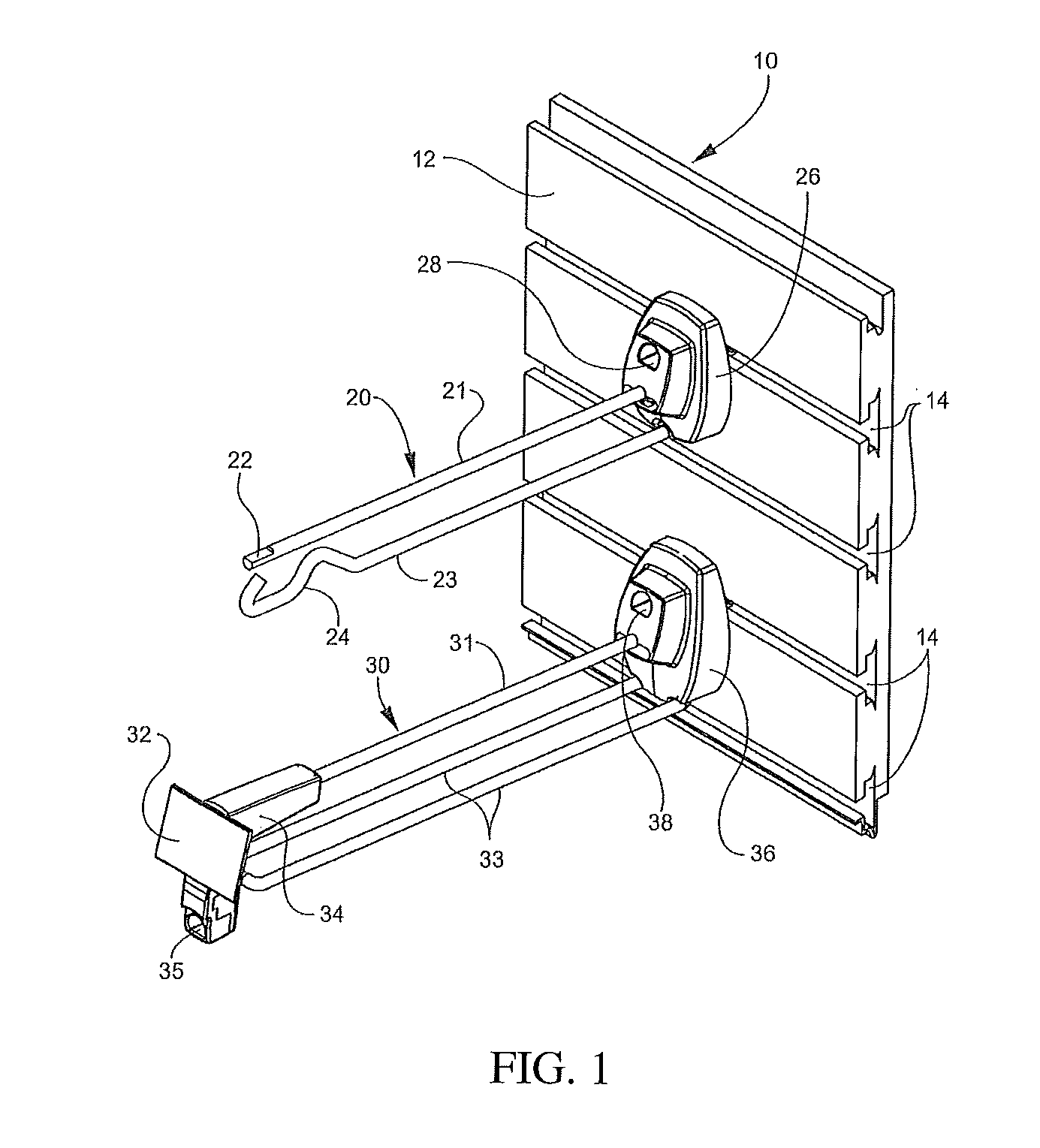 Merchandise display hook with alarm