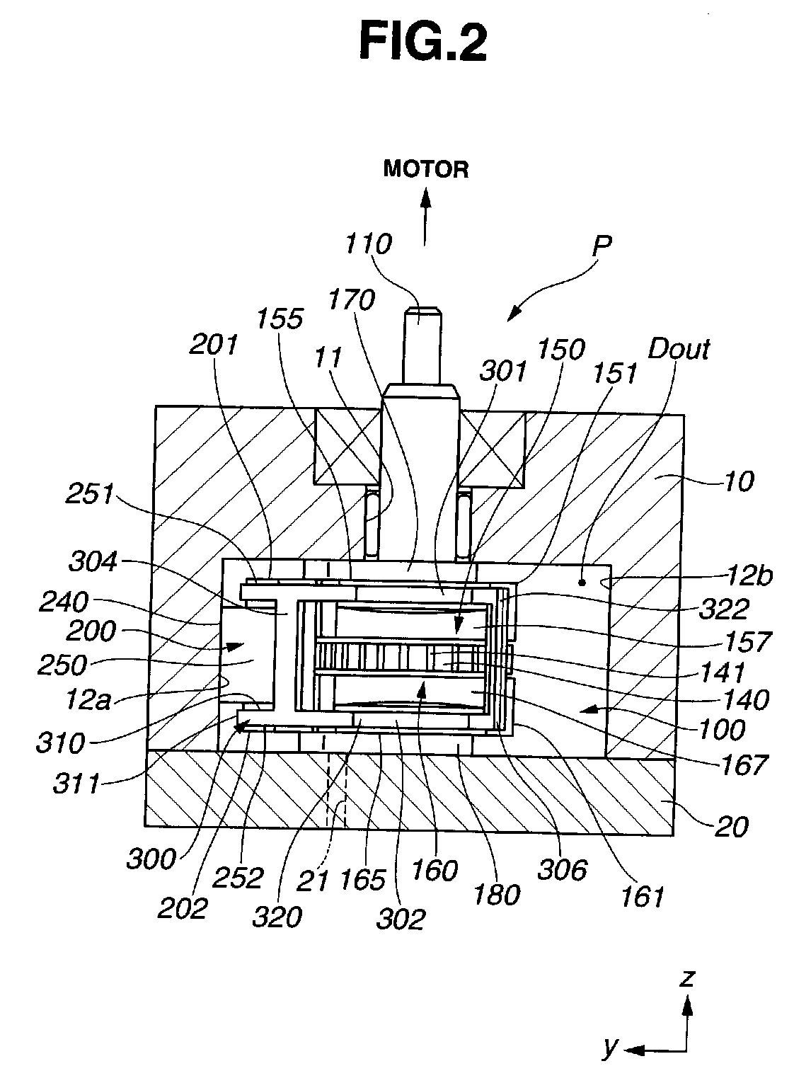 Seal apparatus of gear pump