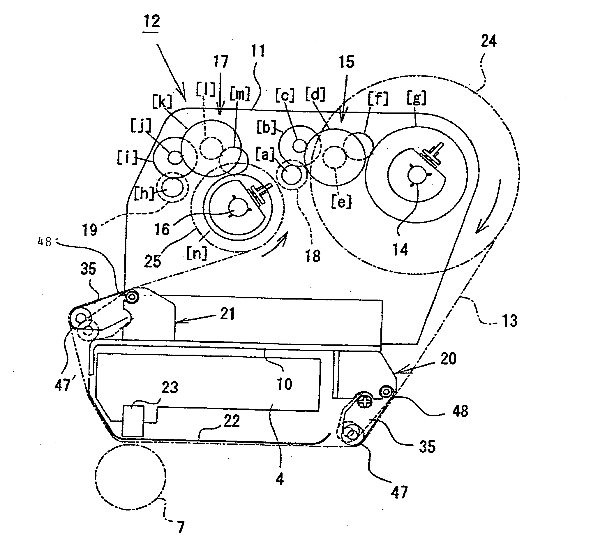 Ribbon Feeder and Printer