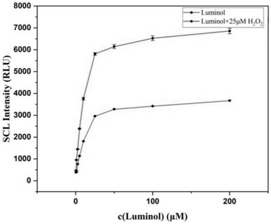 Stainless steel ultrasonic sheet chemiluminescence solution detection device and using method thereof