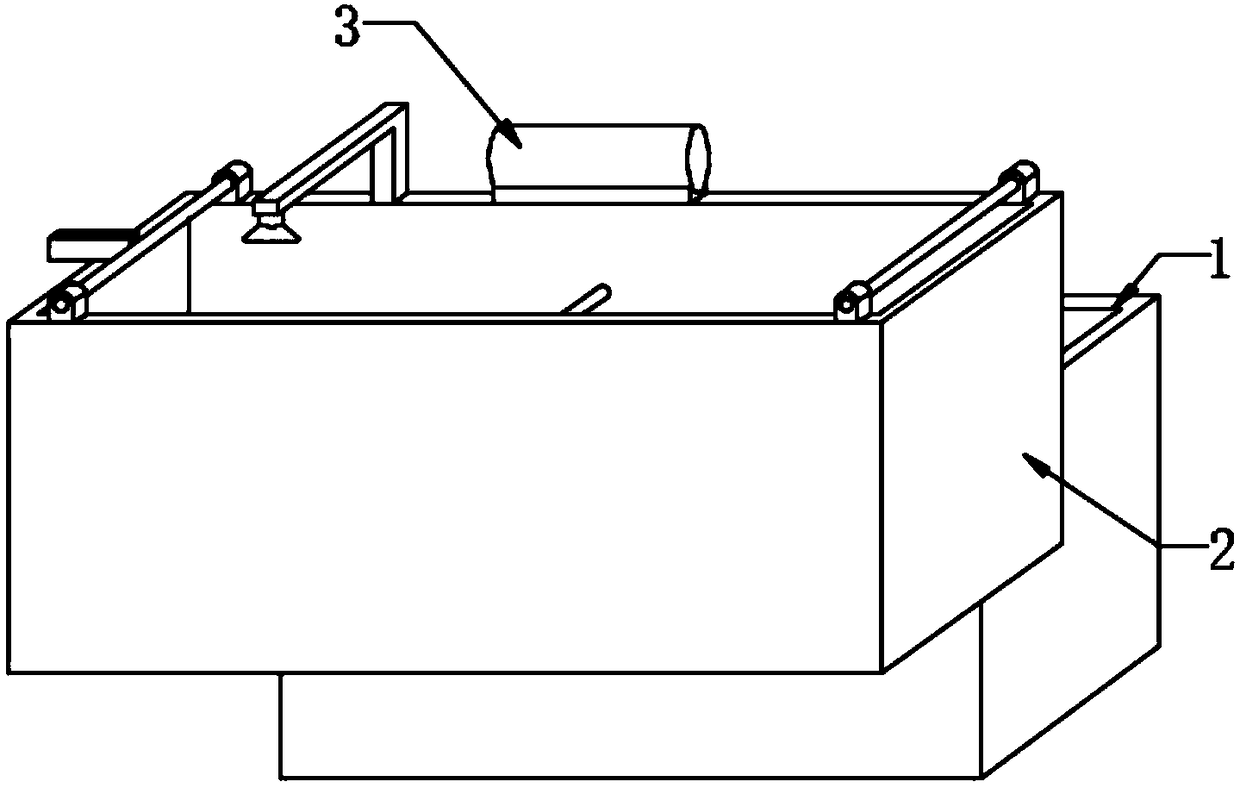 Polyester yarn cleaning device