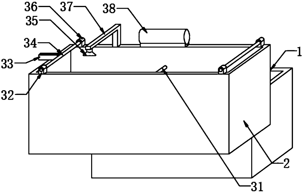 Polyester yarn cleaning device