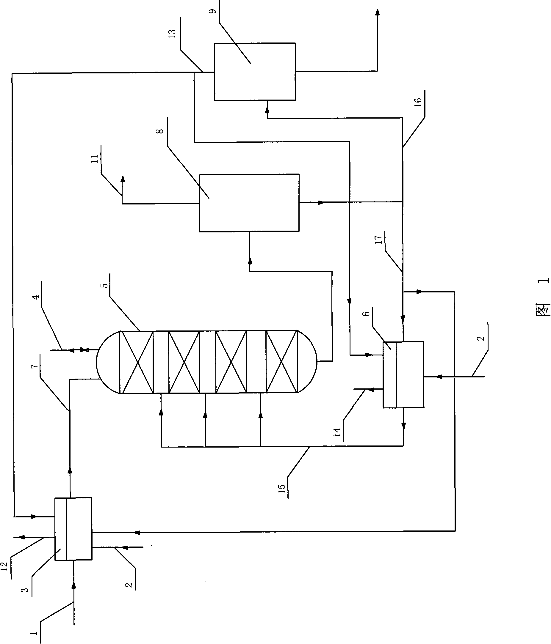 Liquid-solid two-phase hydrogenation method for hydrocarbon oil